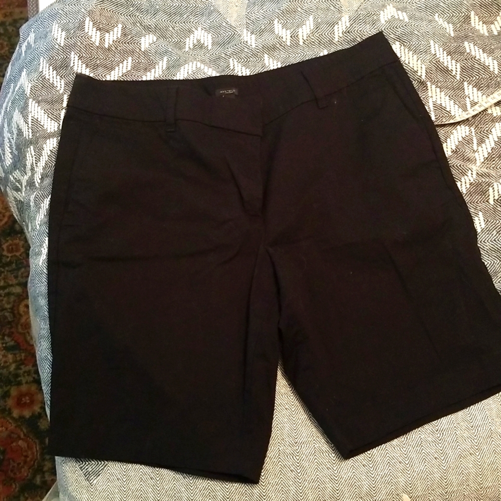 Ann Taylor Black dress Bermuda shorts